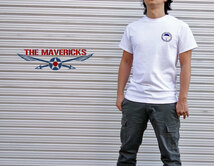 Tシャツ XL ミリタリー 半袖 メンズ エアボーン パラシュート部隊 ホワイト THE MAVEVICKS ブランド 白_画像6