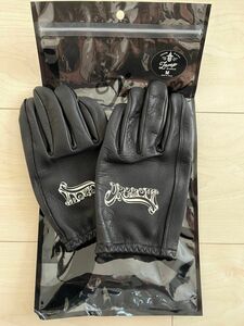 ランプグローブス x タトゥースタジオヤマダ LAMP GLOVES x TATTOO STUDIO YAMADA レザーグローブ