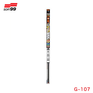 ソフト99 ガラコワイパー グラファイト超視界 替えゴム 05107 長さ500mm ゴム幅8.6mm 幅広型 ワイパーゴム G-107