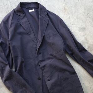 COMOLI シャツジャケット 1 コモリ メンズ ブルゾン ブレザー テーラードジャケット 長袖 紺 ネイビーの画像5