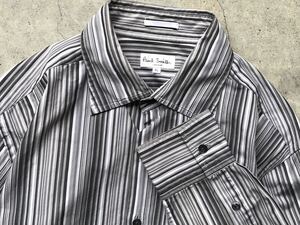 Paul Smith マルチストライプ 長袖シャツ XL ポールスミス メンズ 総柄