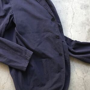 COMOLI シャツジャケット 1 コモリ メンズ ブルゾン ブレザー テーラードジャケット 長袖 紺 ネイビーの画像8