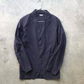 COMOLI シャツジャケット 1 コモリ メンズ ブルゾン ブレザー テーラードジャケット 長袖 紺 ネイビーの画像2