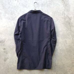 COMOLI シャツジャケット 1 コモリ メンズ ブルゾン ブレザー テーラードジャケット 長袖 紺 ネイビーの画像3