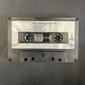 昭和レトロカセットテープ メタルテープ ポップス&ディスコスーパーヒットの画像2