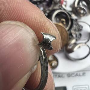 ほぼ刻印あり SIVERシルバー 925指輪 ネックレス アクセサリー 銀製品 まとめて92gの画像5