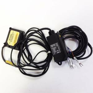 ●【AH-05597】中古品 KEYENCE キーエンス CMOS レーザセンサ アンプユニット + センサヘッド GV-21 + GV-H130