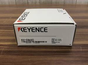 ●【AH-05821】未使用保管品 KEYENCE キーエンス 入力ユニット DC入力64点コネクタ KV-C64XC【レターパックプラス・送料全国一律520円可】