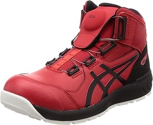 [AH-05543] unused goods asics Asics safety shoes wing job25.0cm CP304 Classic red × black 