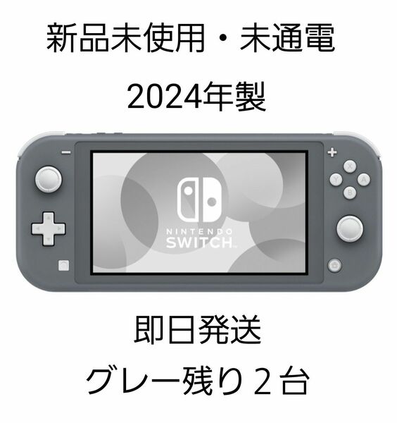新品未使用　NintendoSwitchLite　2024年製
