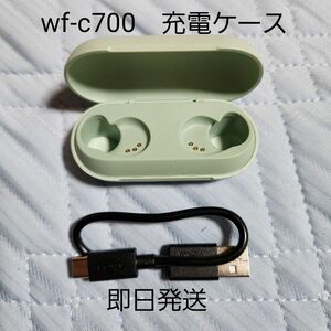 wf-c700n　ソニーイヤホン　セージグリーン　イヤホンケース　最安値