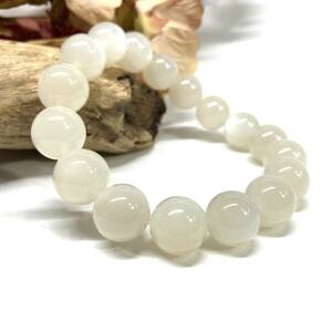  moonstone Power Stone bracele 12mm natural stone breath ( simple ) beads breath men's * lady's man woman .. better fortune ..*