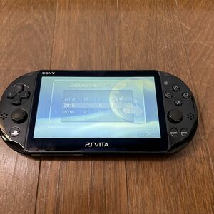 PSVITA プレイステーション ヴィータ SONY ソニー ビータ ブラック PCH-2000 Wi-Fi