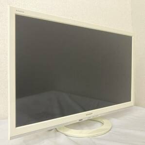 【IE136】(O) SHARP シャープ AQUOS アクオス 液晶テレビ 24型 LC-24K30 2016年製 リモコン無し 白 ホワイト 通電動作確認済み 中古現状品の画像2