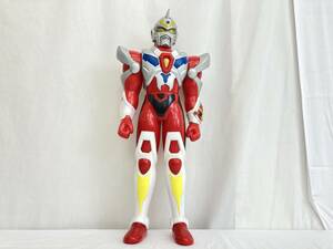 【JN97】(O) タカラ 当時物 電光超人 グリッドマン ビッグソフビ 約43cm 円谷プロ TAKARA JAPAN 1993 ソフトフィギュア ソフビ 中古現状品