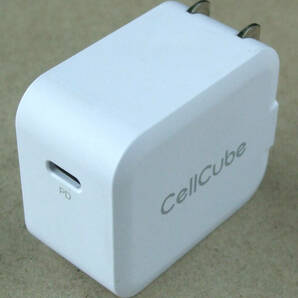 送料無料 CellCube セルキューブ 20W USB PD 充電器 CC-AC03-WH タイプC Type-C 1ポート / 5V 3A / 9V 2.23A / 12V 1.67A / 白色 即決！