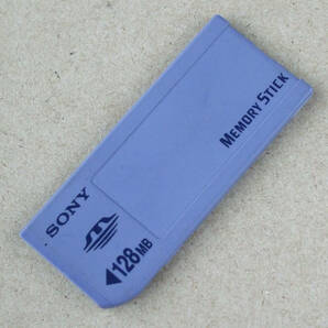 送料無料 SONY ソニー 純正 MEMORY STICK メモリースティック 128MB MSA-128A 日本製 MADE IN JAPAN 即決！の画像1