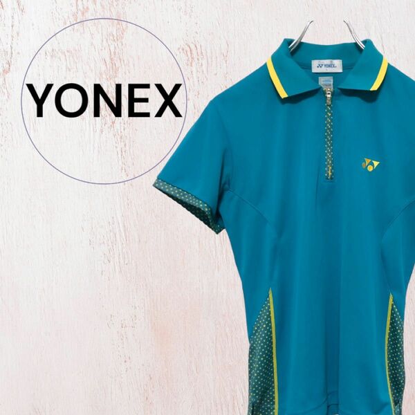 YONEX ヨネックス 半袖 ポロシャツ レディース　半袖ポロシャツ　L 日本製　バドミントン　テニス　ソフトテニス ドライ