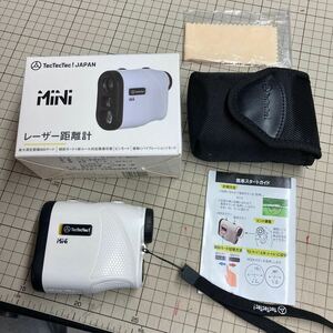 TecTecTec MINI レーザー距離計　ゴルフ測定器　テックテックテック　美品　中古　