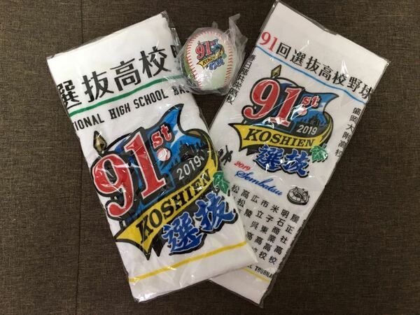 2019春の選抜 第91回選抜高校野球大会記念グッズ送料込　甲子園