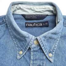 古着 ノーティカ NAUTICA デニムシャツ 長袖 表記：L　gd402238n w40409_画像3