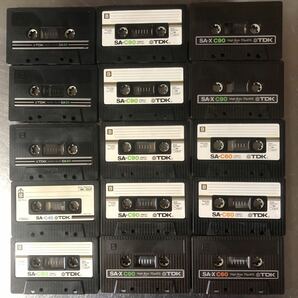 カセットテープ TDK ハイポジx15本セット の画像5
