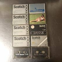 カセットテープ　ノーマル　ハイポジ　クローム　10本セット　Scotch _画像2