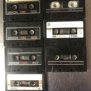 カセットテープ ハイポジ、フェリクロムポジションなど7本セットSONY TDK DUAD DENON Fe-Cr の画像5