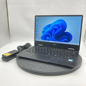 【本体キレイ】NEC VersaPro PC-VKT12HZG1 CPU Core i5-7Y54 RAM8GB SSD256GB カメラ フルHD Windows11 Office PC ノートパソコン