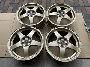 [ cheap selling up ] Subaru Impreza original wheel 4 pcs set RAYS [17×7j +55 5H100]