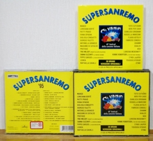 VA/SUPER SANREMO ‘95★2CD★サンレモ音楽祭 イタリア カンツォーネ ジリオラ・チンクェッティ パッティ・プラーヴォ ロレダーナ・ベルテ