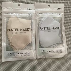PASTEL MASK パステルマスク　　レギュラー　3枚入り　2組セット 接触冷感、速乾、UV
