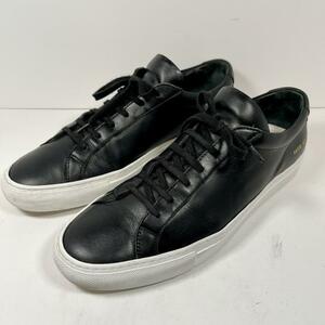 美品　COMMON PROJECTS ACHILLES　コモンプロジェクト　アキレス　レザースニーカー 42表記 27~27.5cm相当　カーフレザー メンズ　シューズ