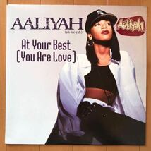 【オリジナルUS盤】Aaliyah アリーヤ / At Your Best (You Are Love) 12インチ レコード R&B ★Gangstar Child Remix R. Kelly_画像1