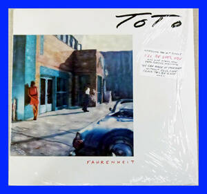 TOTO 12インチUSA輸入盤LP 音が秀逸 MAT1美盤 TOTO 6th. ファーレンハイト 1986年発表 日本語解説,対訳付き FC-40273 ハイプステッカー付