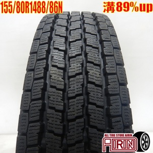 155/80R14 88/86N YOKOHAMA iceGUARD IG91 スタッドレスタイヤ 1本 単品 プロボックス などに タイヤ 14インチ