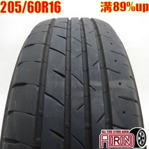 中古タイヤ 205/60r16 タイヤ BRIDGESTONE Playz PX-RV2 1本 単品 ノア プリウスα ヴォクシー ステップワゴン 中古 16インチ_画像1