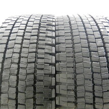 中古タイヤ 265/70R19.5 140/138J DUNLOP SP001 スタッドレスタイヤ 4本セット 大型 中古 19.5インチ_画像2