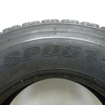 中古タイヤ 11R22.5 14PR DUNLOP SP081 スタッドレスタイヤ 2本セット 大型車 中古 22.5インチ_画像4