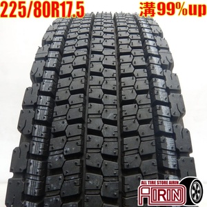 中古タイヤ 225/80R17.5 123/122L BRIDGESTONE W900 スタッドレスタイヤ 1本単品 フォワード 中古 17.5インチ