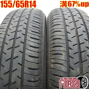 中古タイヤ 155/65r14 タイヤ SEIBERLING SL101 2本セット エヌボックス nbox デイズ シフォン スペーシア 中古 14インチ