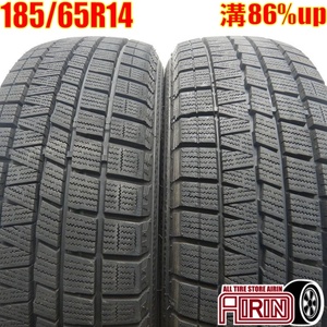 中古タイヤ 185/65r14 スタッドレスタイヤ NANKANG CORSAFA ESSN-1 2本セット モビリオ サニー ファミリア プレマシー 中古 14インチ