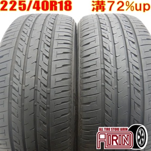 中古タイヤ 225/40r18 タイヤ セイバーリング SL201 2本セット レクサスIS インプレッサG4 インプレッサスポーツ 中古 18インチ