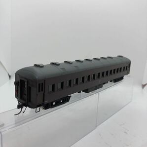 HOゲージ スハフ2 鉄道模型 旧型客車 メーカー不明 茶色 1円〜の画像1