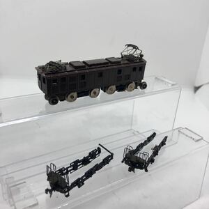 動作不調 真鍮製 ED16 ? 電気機関車 鉄道模型 Nゲージ ジャンク 1円〜