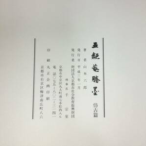 P101 大型 美術本 山本六郎【五鄰菴墨 古篇】36.5×51.5㎝ 揃 帙付き 図録 草花 草木 花鳥 山水 画譜 水墨画 印刷 絵画 骨董 古美術の画像8