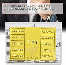 時計ストラップチューブ、時計修理キット、10種類の時計ストラップ時計バンドチューブピン時計修理ツール交換用アクセサリー 腕時計部品_画像4