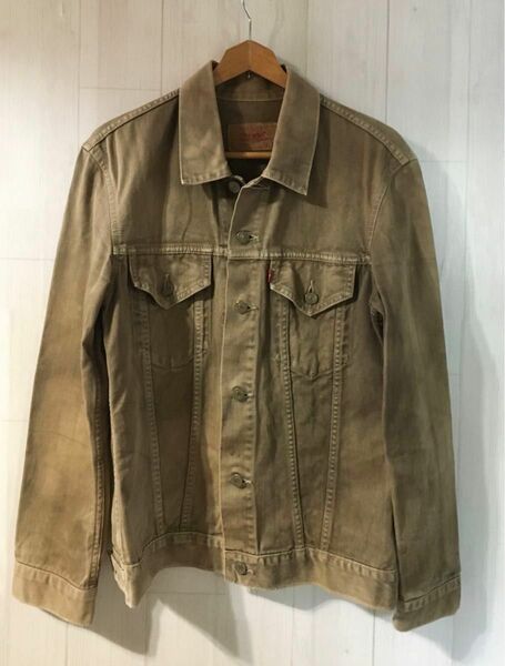 Levi’s デニム ジャケット　ブラウン　ビームスコラボ　やや長め