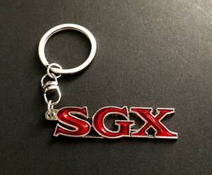 NISSAN LAUREL 2000 SGX C130 rear SIDE emblem LOGO key ring key holder parts Goods Japanese vintage sportscar キーホルダー ブタケツ