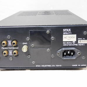  STAX スタックス SRM-T1 真空管 ヘッドフォンアンプ 現状出品の画像7